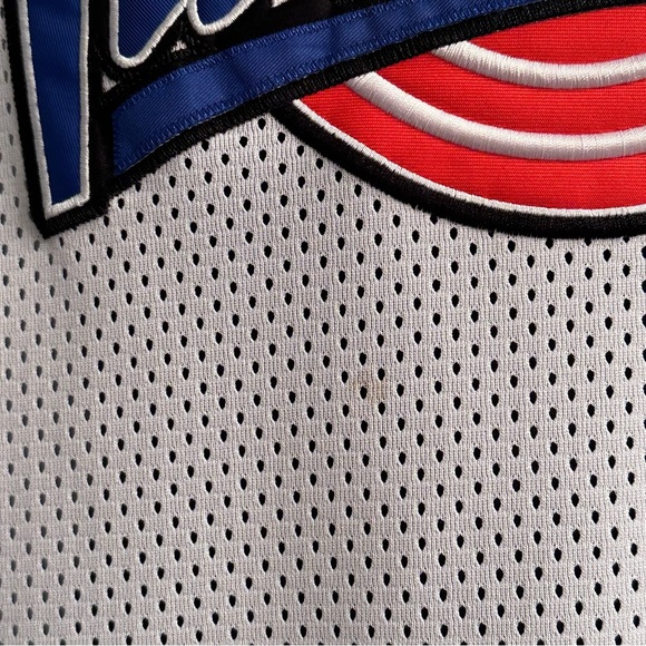 Space Jam 1996 Tune Squad White Bugs Bunny Headgear Classics Jersey XL Read Desc - Picture 3 of 12